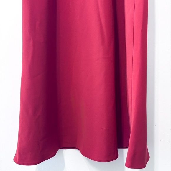 Veronica Beard Revolve Mavis Crimson Red Sleeveless Slip Maxi Dress Size 14 DWT - Picture 7 of 9